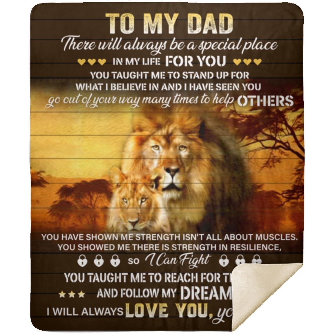 To My Dad Blanket