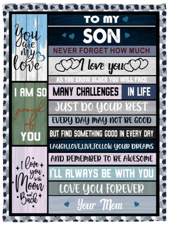 To My Son Blanket