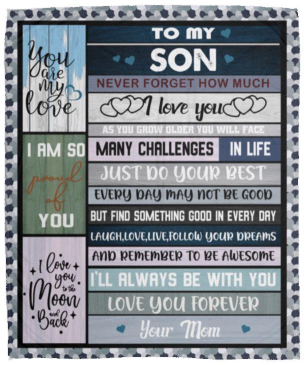 To My Son Blanket