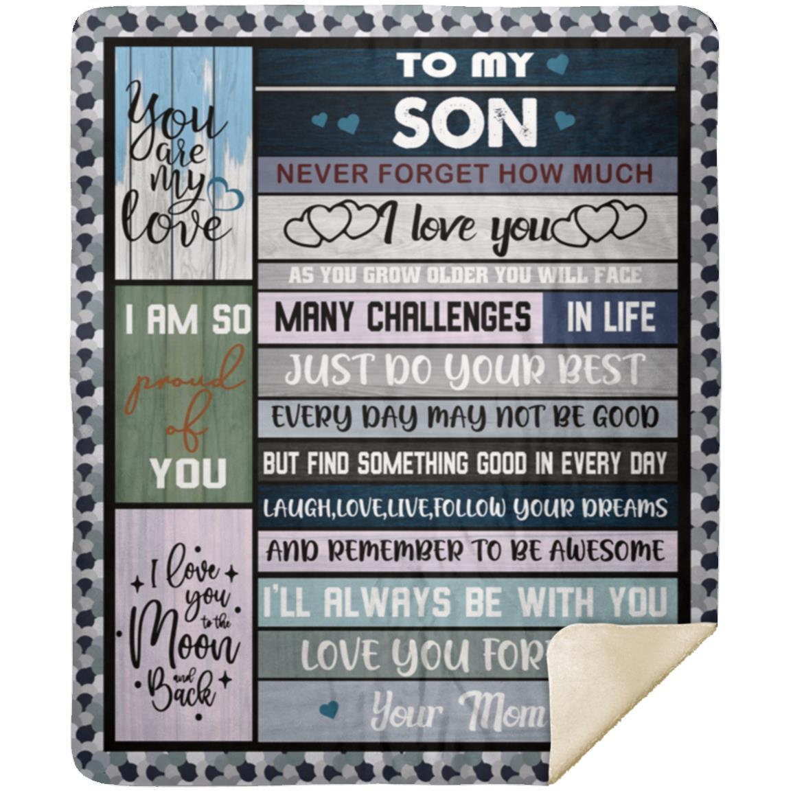 To My Son Blanket