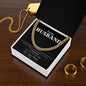 Forever Yours Cuban Link chain: A Sentimental Message Card for Your Beloved Husband 💖🔥