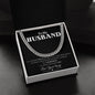 Forever Yours Cuban Link chain: A Sentimental Message Card for Your Beloved Husband 💖🔥