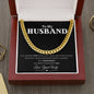 Forever Yours Cuban Link chain: A Sentimental Message Card for Your Beloved Husband 💖🔥