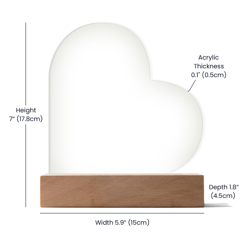 To My Beautiful Daughter Night Light Gift