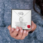 Heartfelt Devotion: Radiant Love Pendant – A Valentine's Message Card for My Beloved Wife