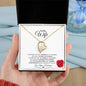 Heartfelt Devotion: Radiant Love Pendant – A Valentine's Message Card for My Beloved Wife