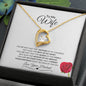 Heartfelt Devotion: Radiant Love Pendant – A Valentine's Message Card for My Beloved Wife