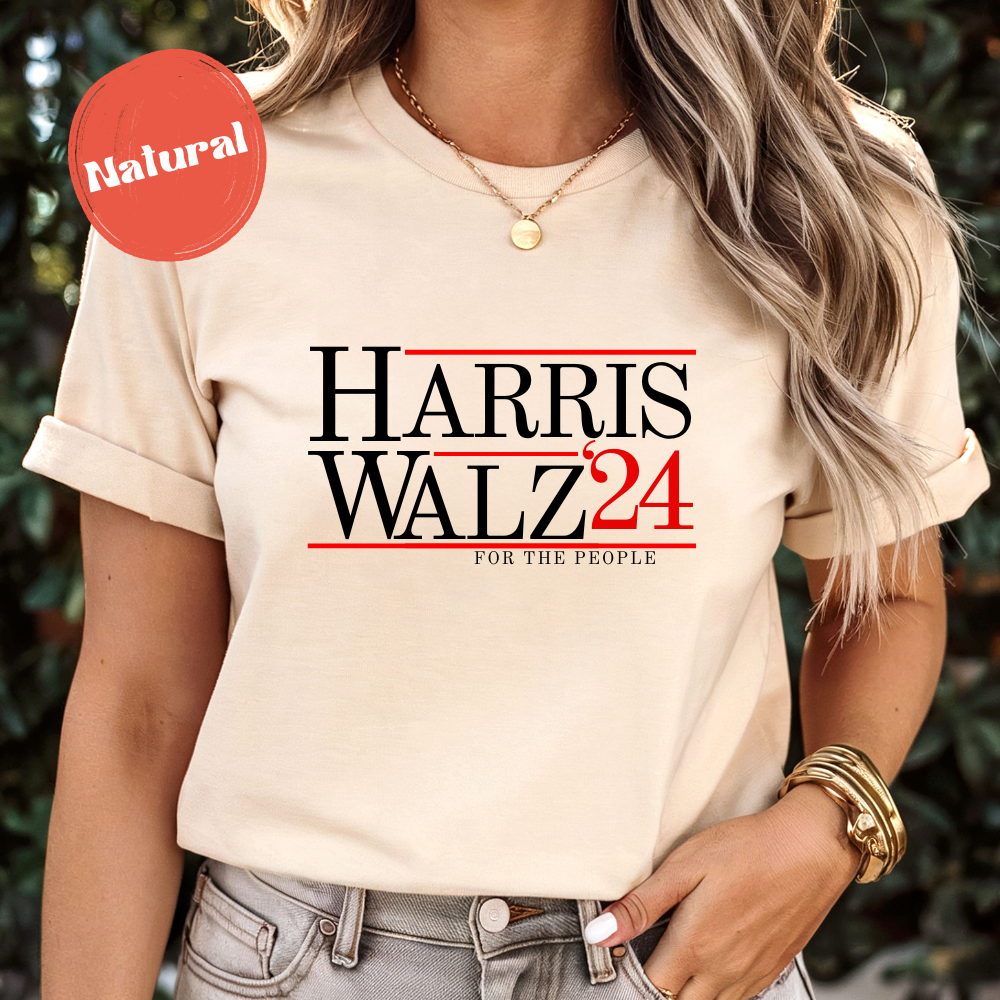 Stylish Harris Walz '24 For the People Shirt (Unisex)