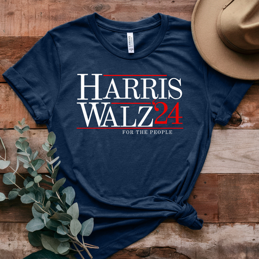 Stylish Harris Walz '24 For the People Shirt (Unisex)