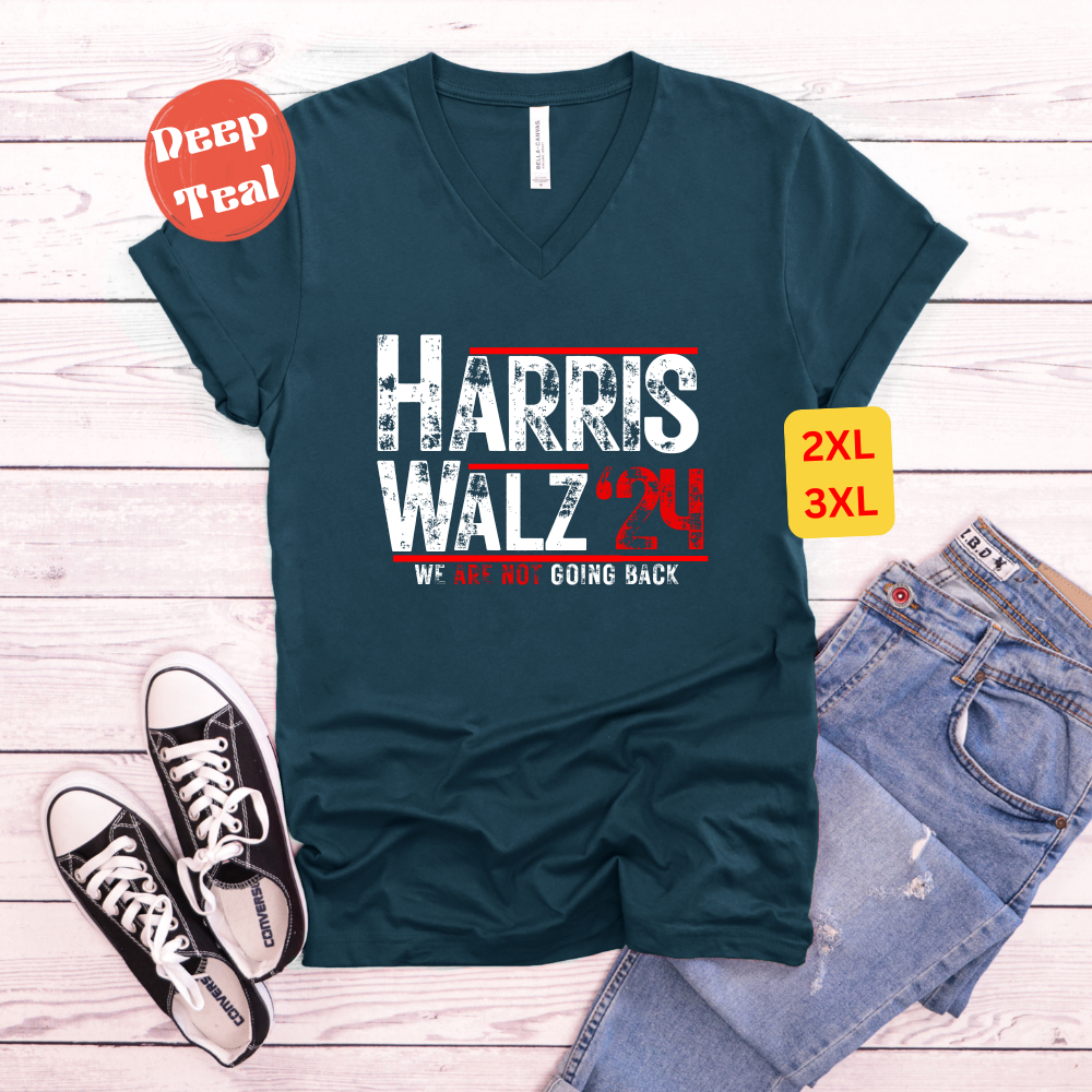 Premium Harris Walz Vneck