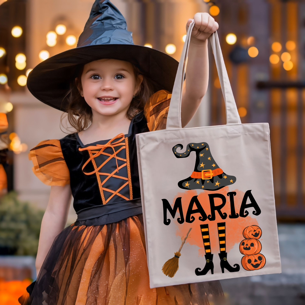 Custom Trick or Treat Tote Bag