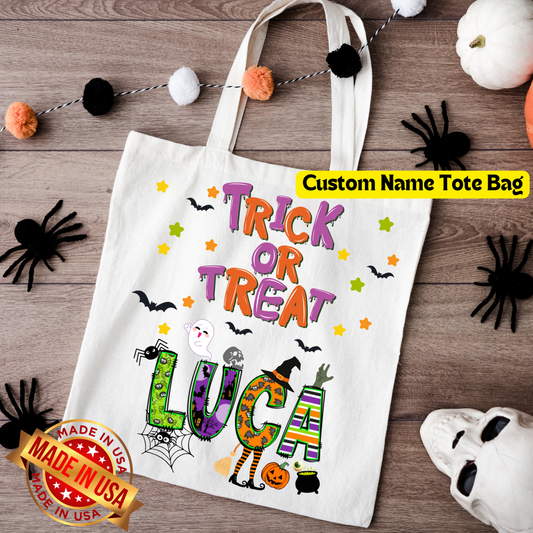 Personalized Halloween Tote