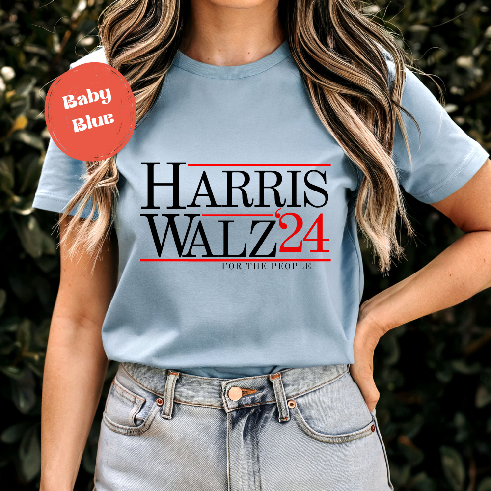 Stylish Harris Walz '24 For the People Shirt (Unisex)