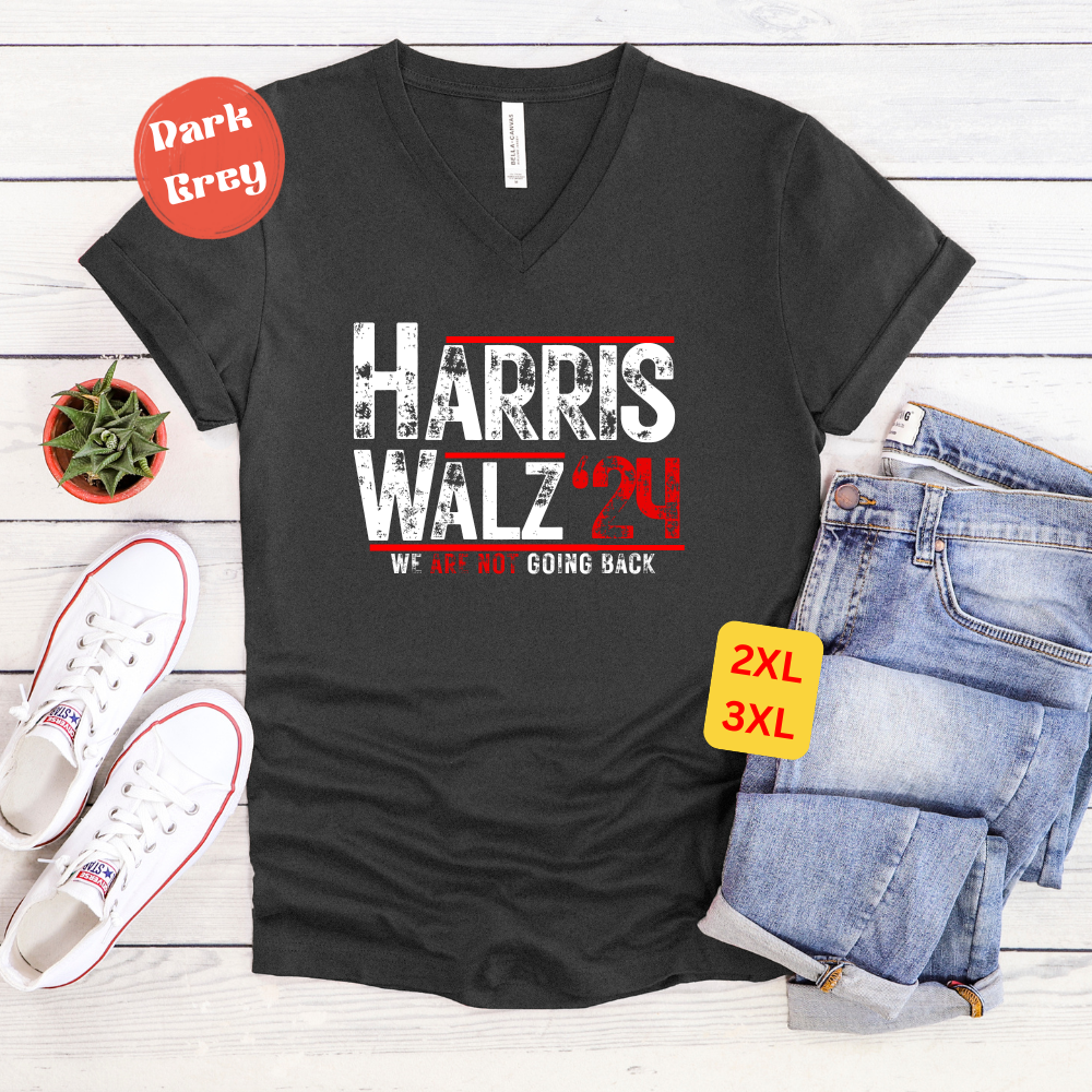 Premium Harris Walz Vneck