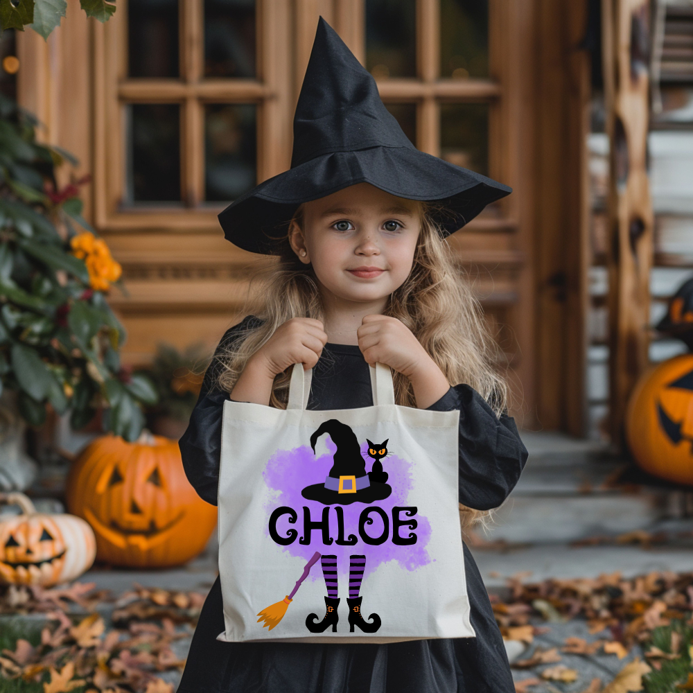 Custom Trick or Treat Tote Bag