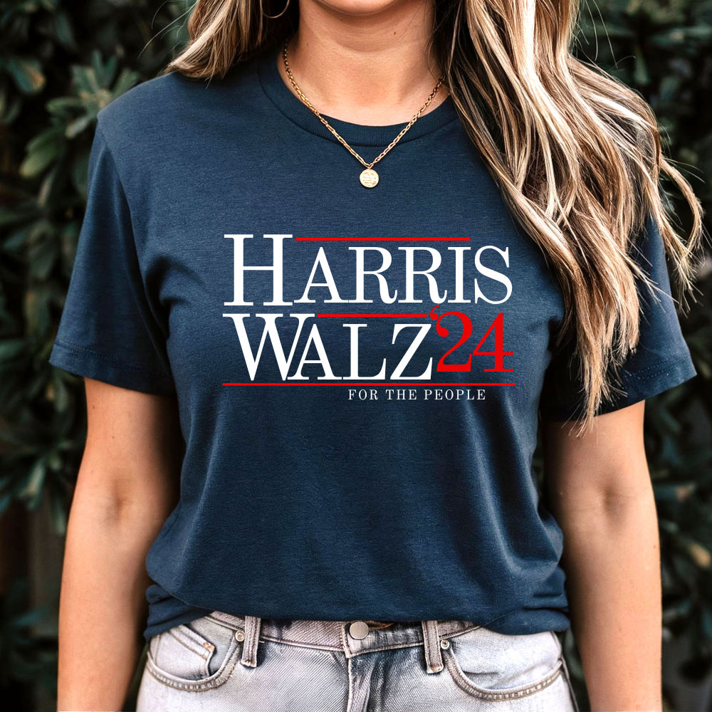 Stylish Harris Walz '24 For the People Shirt (Unisex)