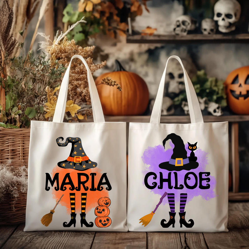 Custom Trick or Treat Tote Bag