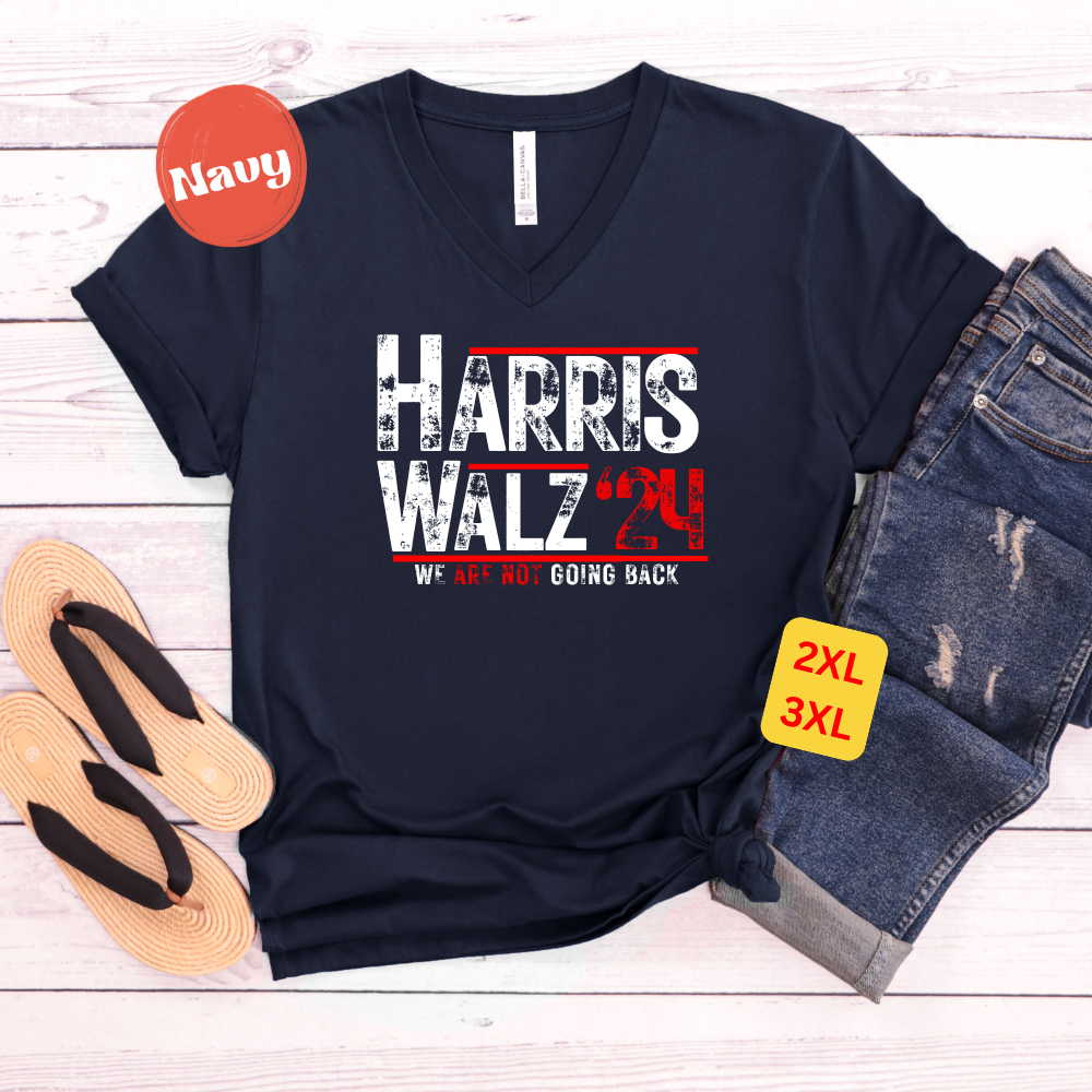 Premium Harris Walz Vneck