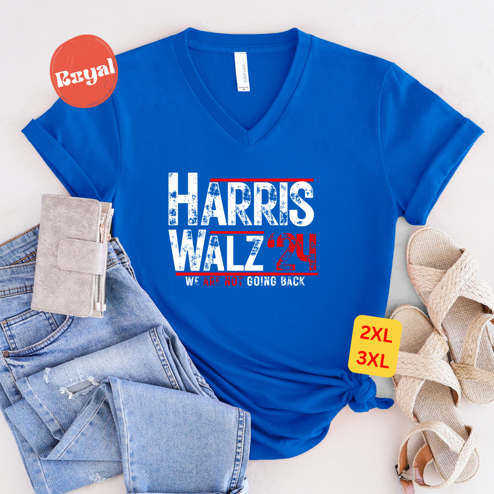 Premium Harris Walz Vneck