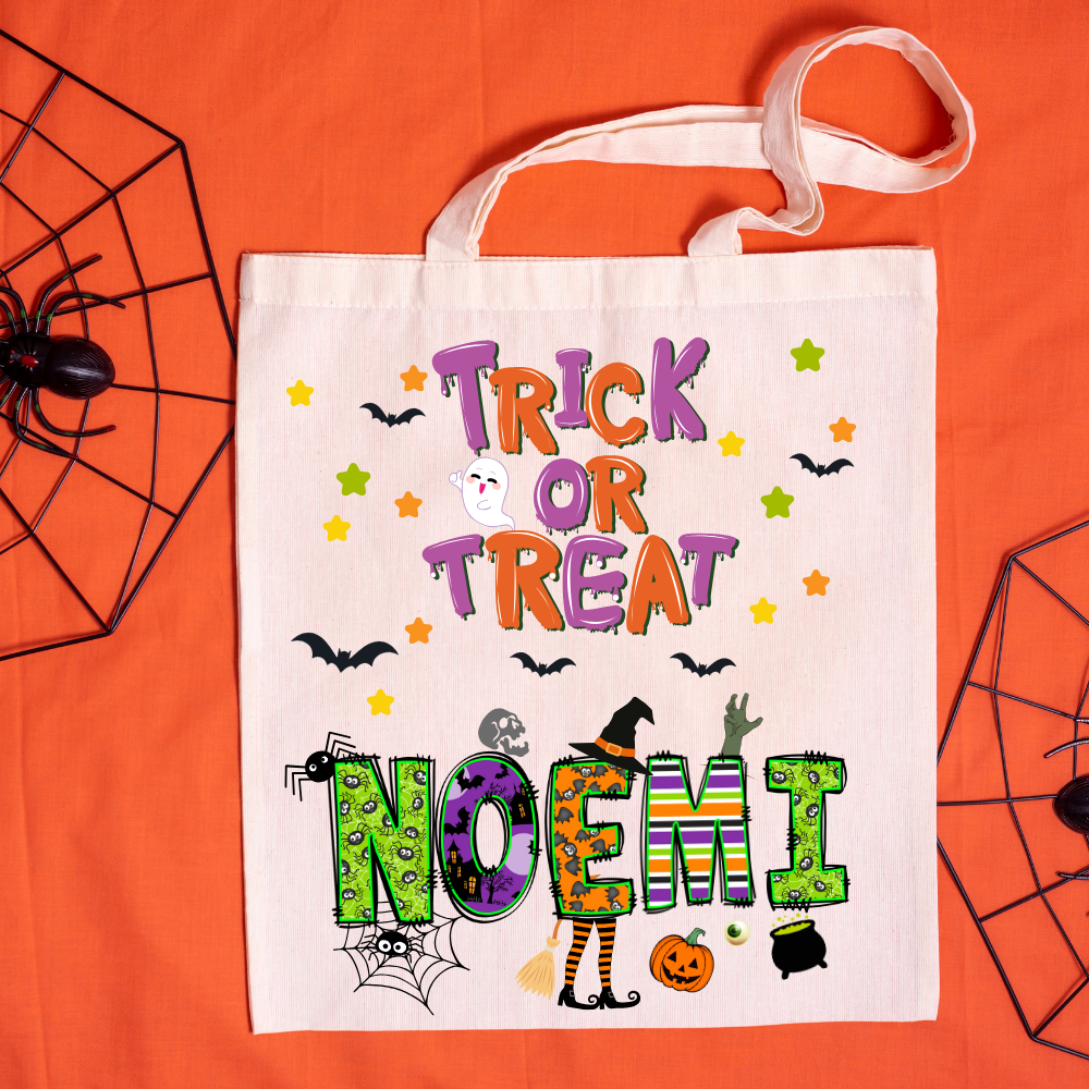 Personalized Halloween Tote