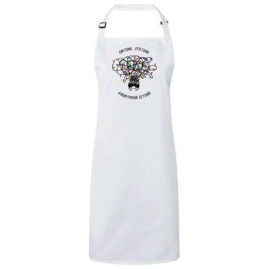 I’M FINE. IT’S FINE. (GIRL) 2 I'm  Fine Holiday  Apron