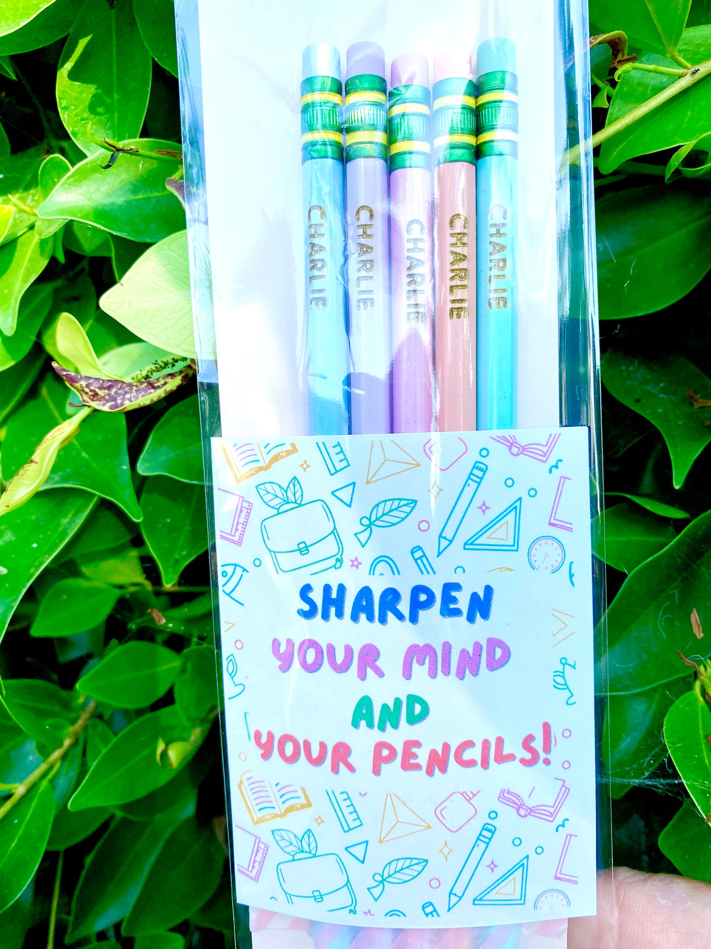 Personalized Ticonderoga #2 Pencils | Engraved Custom Pencils | Teacher Gift | Back to School | School Supplies | Custom Pencil Set