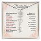 Daughter Flower Name Necklace