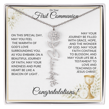 First Communion Necklace