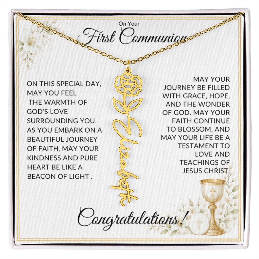 First Communion Necklace
