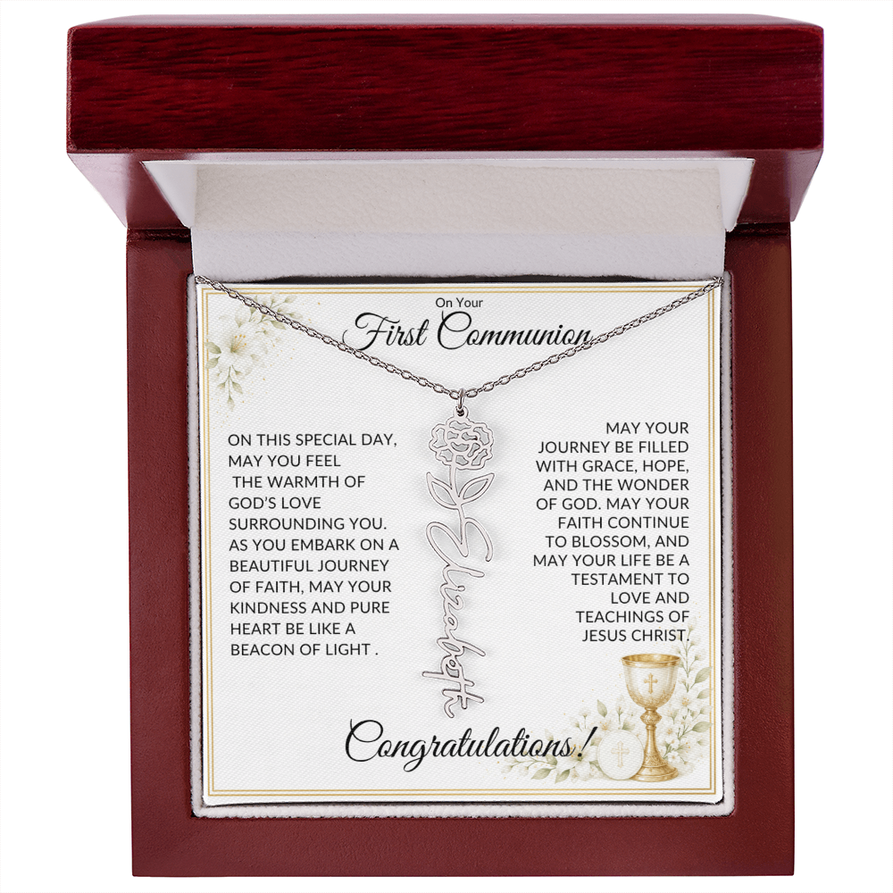 First Communion Necklace