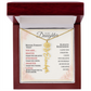 Daughter Flower Name Necklace