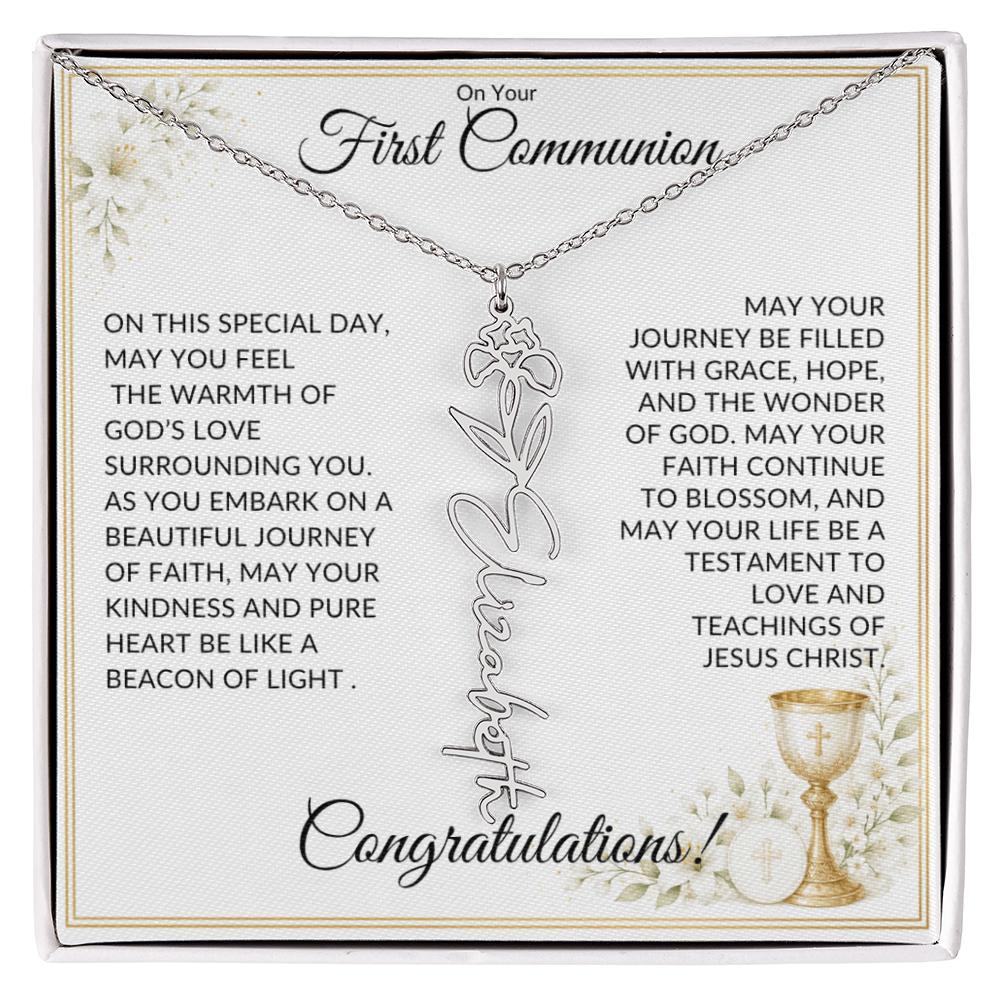 First Communion Necklace