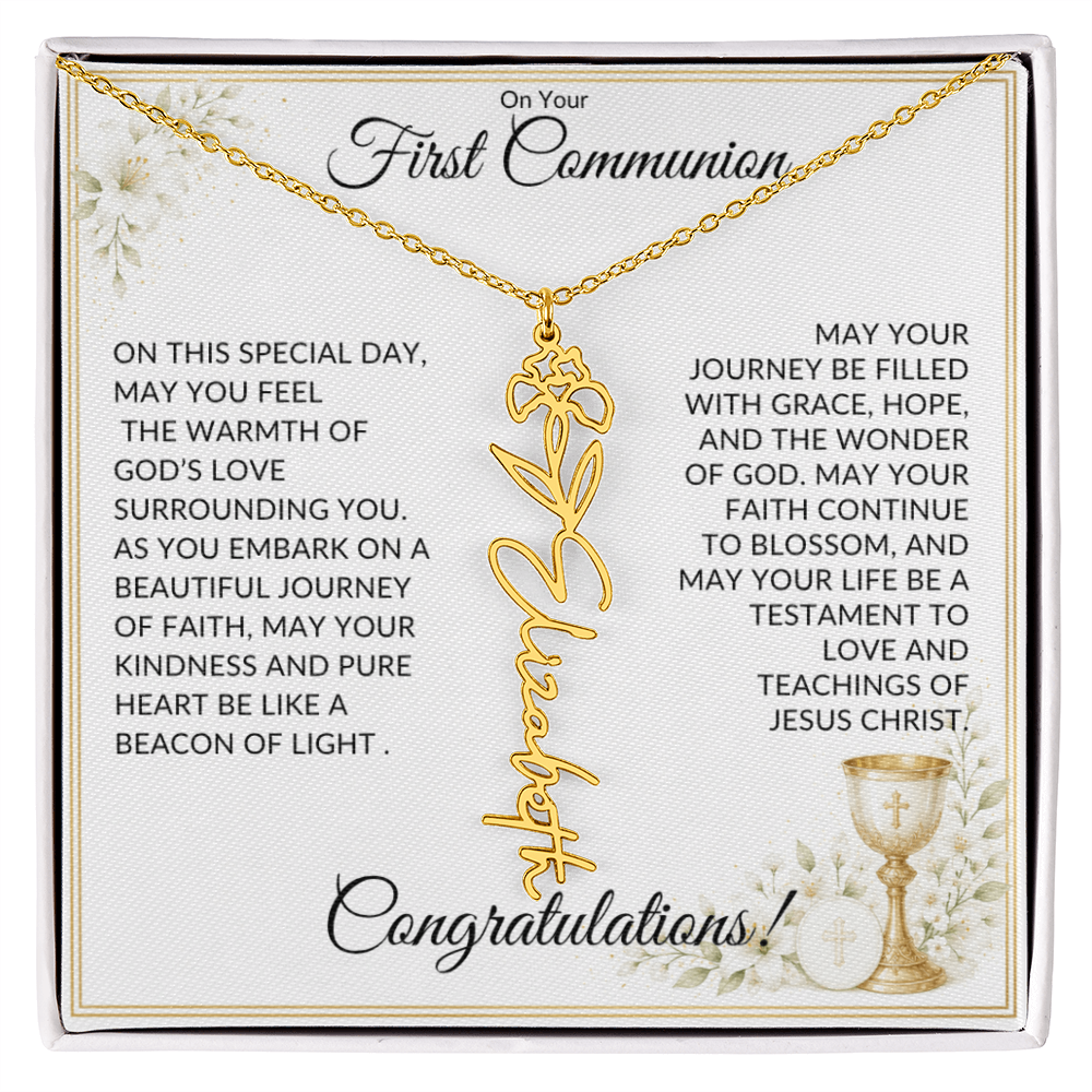 First Communion Necklace
