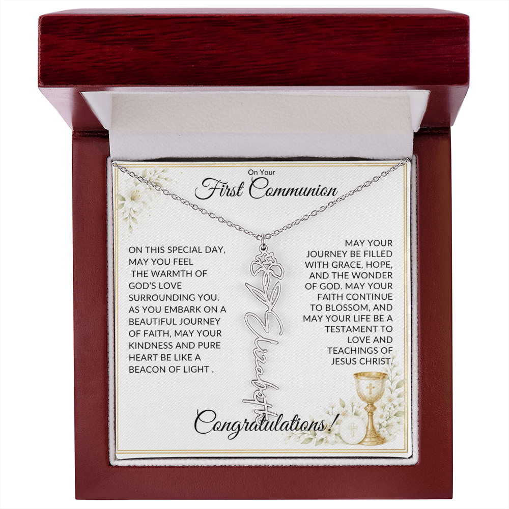 First Communion Necklace