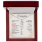 Daughter Flower Name Necklace