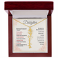 Daughter Flower Name Necklace