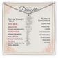 Daughter Flower Name Necklace