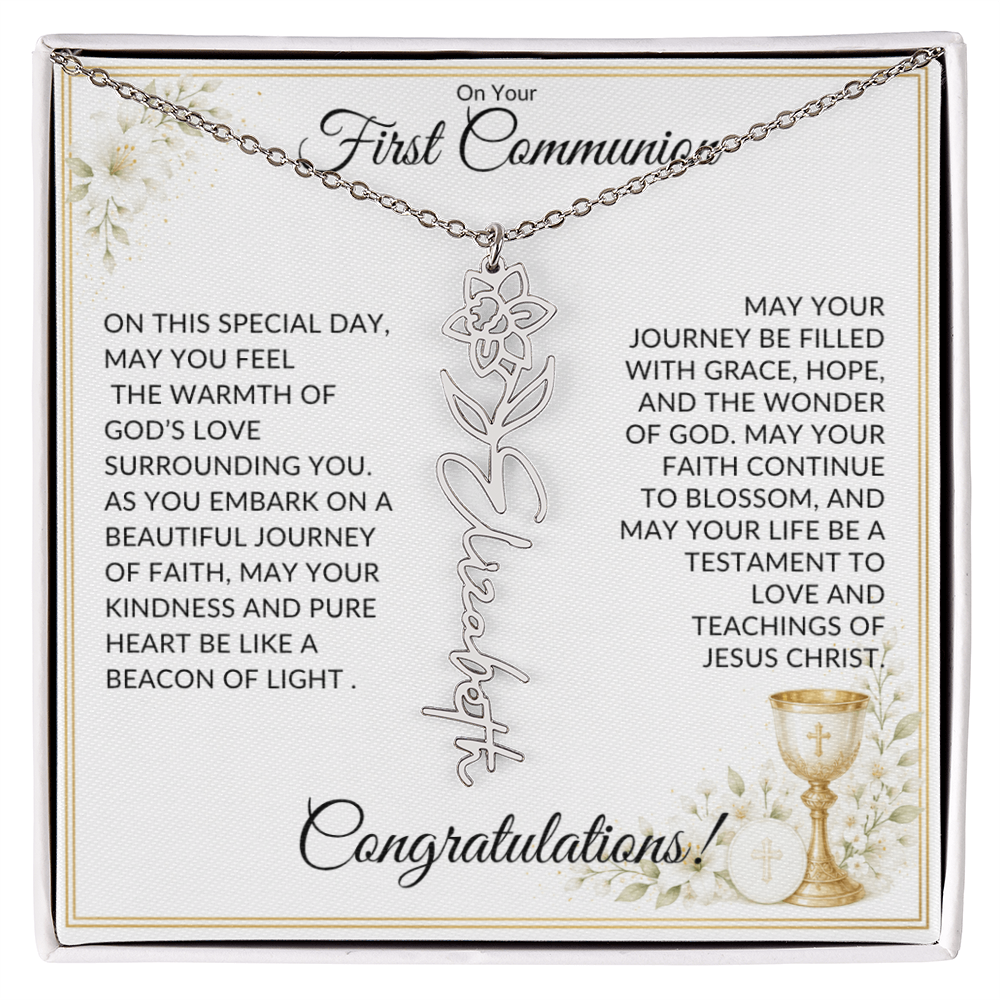 First Communion Necklace