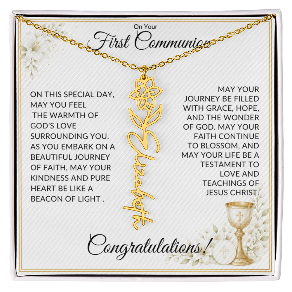 First Communion Necklace