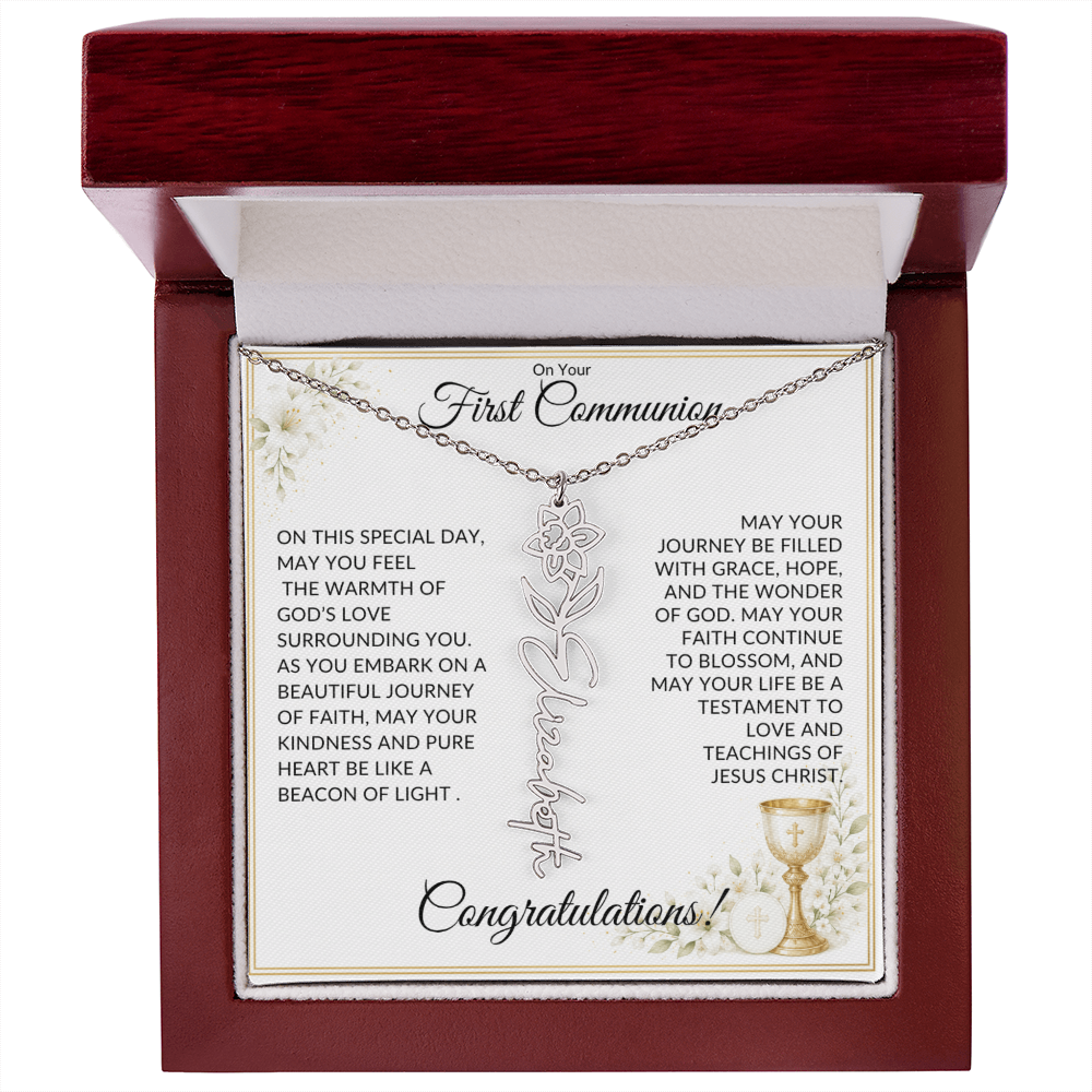 First Communion Necklace