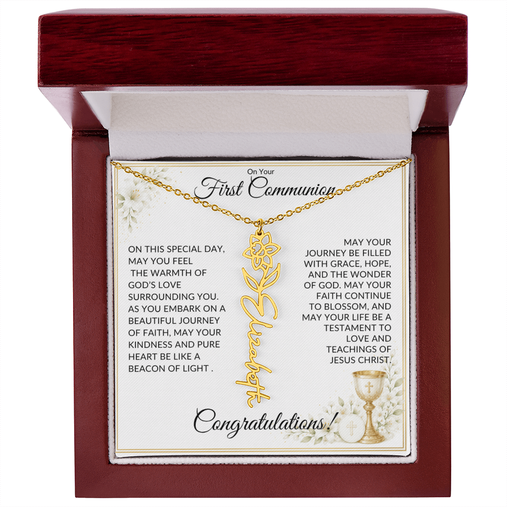 First Communion Necklace