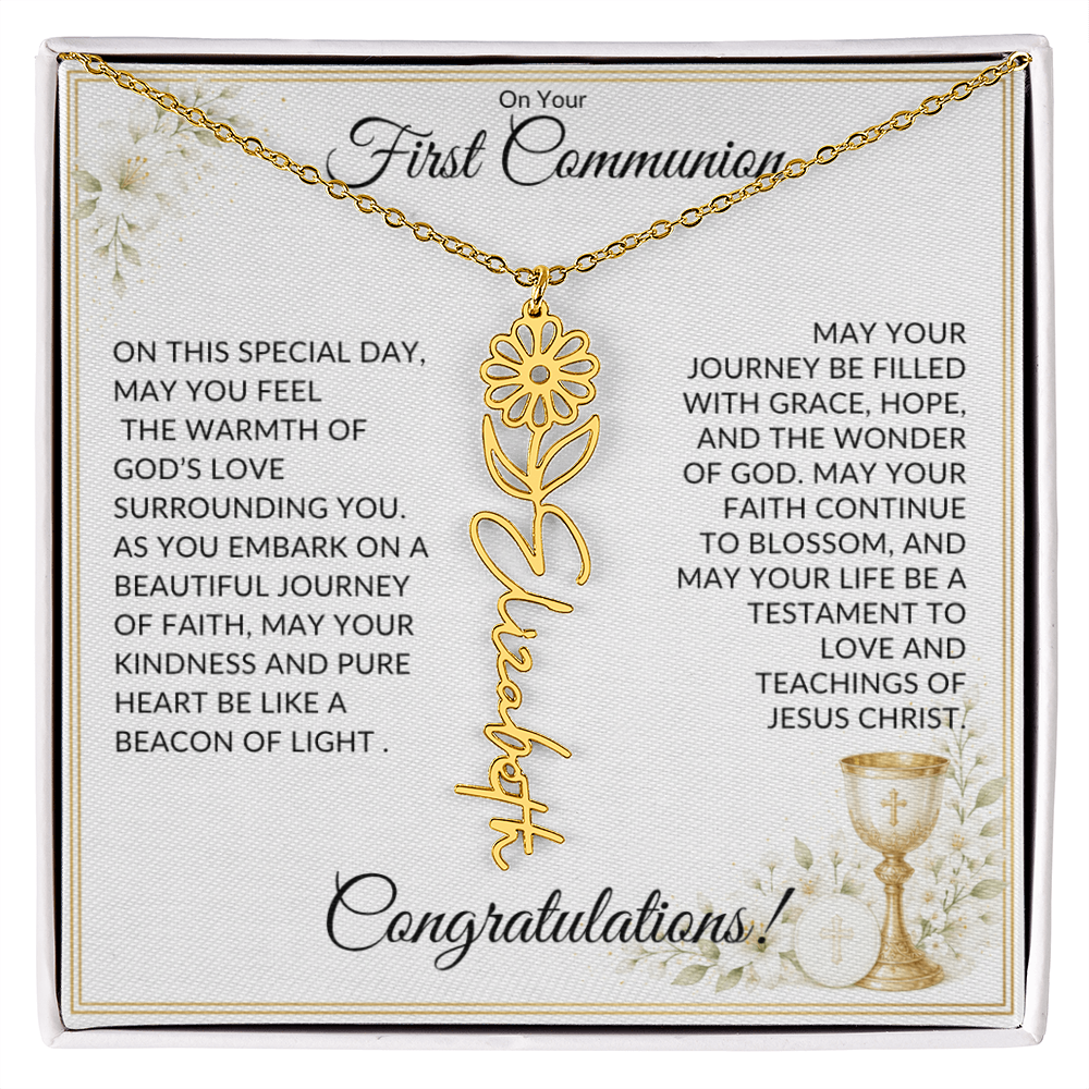 First Communion Necklace
