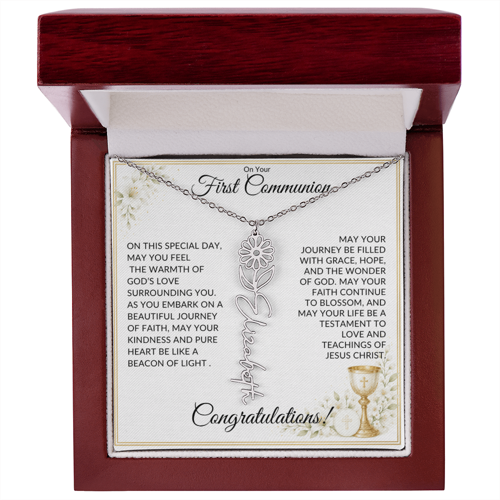First Communion Necklace