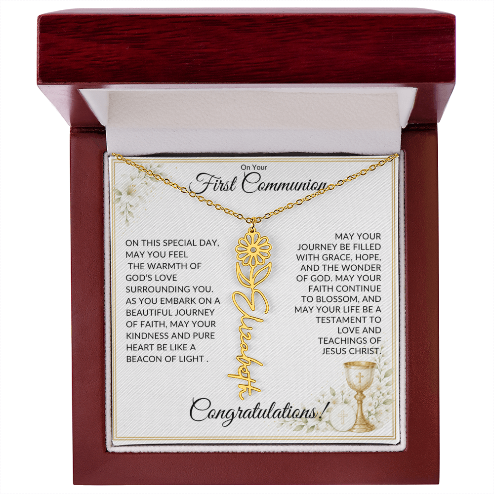 First Communion Necklace