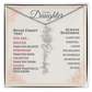 Daughter Flower Name Necklace