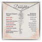 Daughter Flower Name Necklace