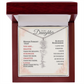 Daughter Flower Name Necklace