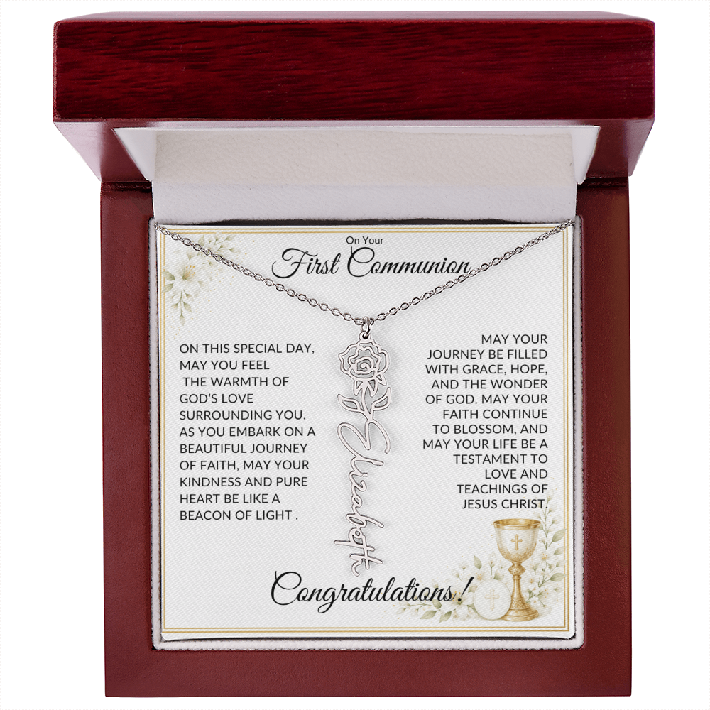 First Communion Necklace