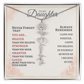 Daughter Flower Name Necklace