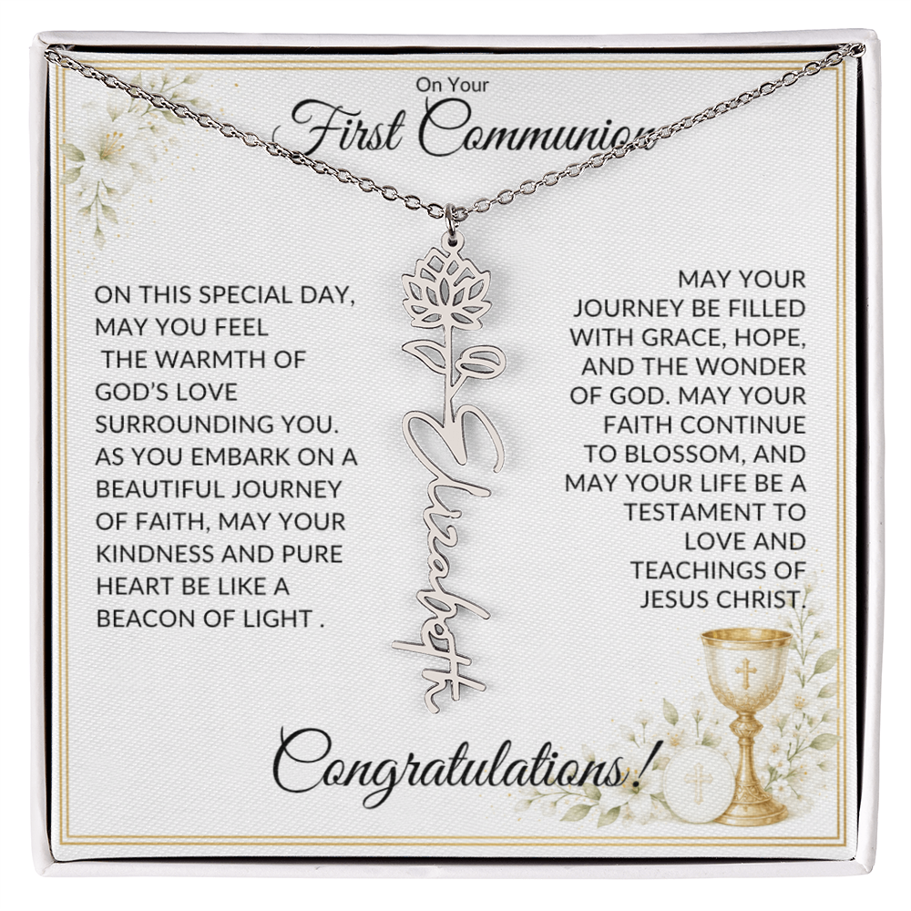 First Communion Necklace